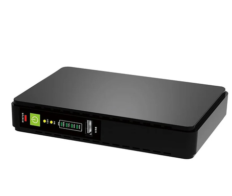 Mini DC UPS With Lithium Battery For Router 18W 30W