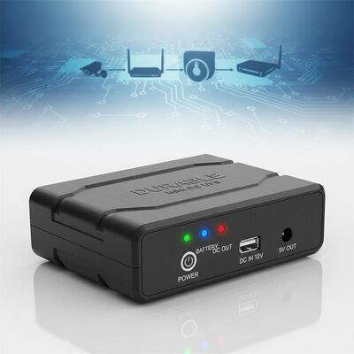 Durable Mini DC UPS Uninterruptible Power Supply Providing Stable Voltage Support for Telecom and Security Devices