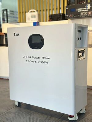 G TECH 51.2V 314Ah 16KWH Floor Stand ESS LiFePO4 Battery with 6000 Long Cycle Life for Home Solar Energy Storage