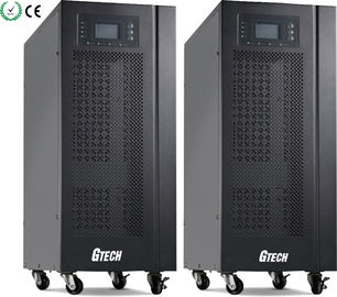 10KVA Backup Dual Conversion UPS , Pure Sine Wave Online High Frequency UPS