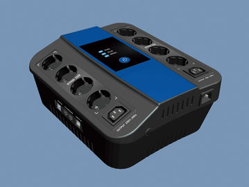 CPU Controlled Ups Computer Power Supply Metal / Plastic Case Top Sockets Type