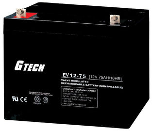 Industrial VRLA Regulated Lead Acid Battery 1 Year Warranty For Electric Vehicles