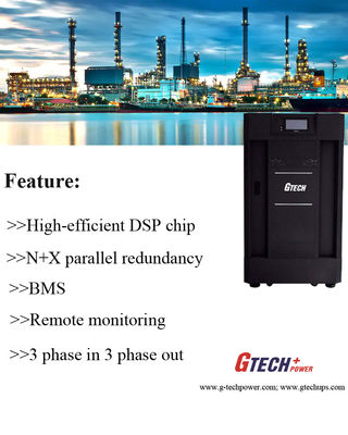 High Efficiency Low Frequency Uninterruptible Power Source with Pure Sine Wave Output LCD Display