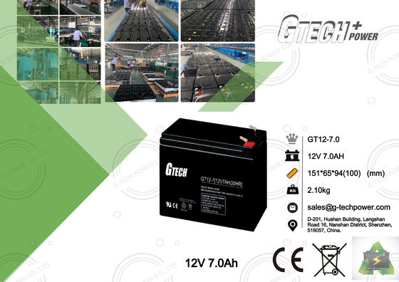 Terminal F1 Sealed Lead Acid Battery 12v 7ah For Ups System