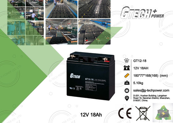 Telecom Sealed 12v 18ah Lead Acid Battery For UPS Solar System