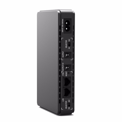 12v 18w Mini DC UPS Lithium Battery Overload Protection With POE USB