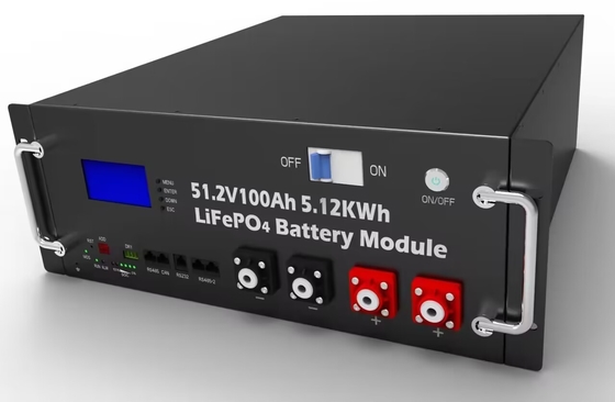 Long Cycle Life Lithium Ion Phosphate Battery 100A Max Charge Current