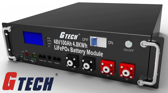 بطارية 12V24V48V LiFePO4 600 * 460 * 457mm الدرجة A للطاقة الاحتياطية
