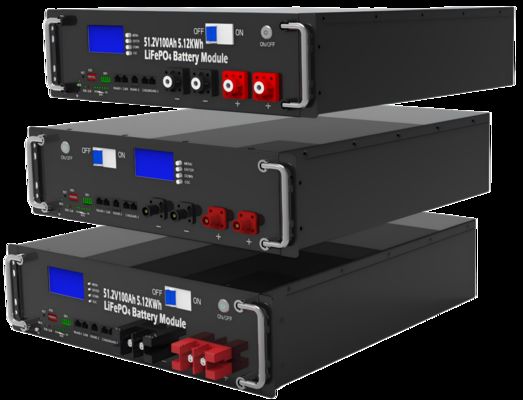 عمر طويل بطارية الليثيوم 51.2V 100Ah لتخزين الطاقة