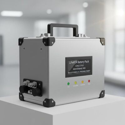 Maintenance Free Long Cycle LiFePO4 Battery Pack Designed for Backup Power Electric Vehicles and Renewable Energy Systems