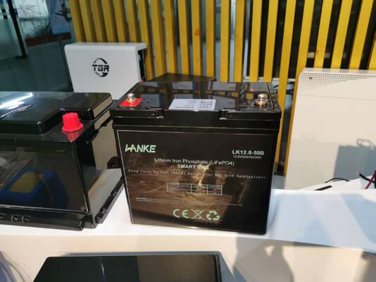 بطارية G TECH 12.8 فولت 50 أمبير ساعة بديلة لبطاريات الرصاص الحمضية LiFePO4 بعمر دورة طويل يصل إلى 6000 مرة