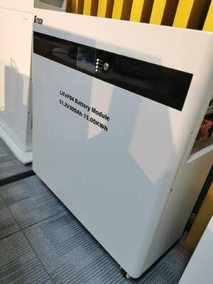 بطارية G TECH 51.2 فولت 300 أمبير ساعة 15 كيلو واط ساعة LiFePO4 بعمر دورة طويل 6000 للتخزين المنزلي للطاقة الشمسية