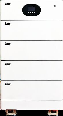 مجموعة بطاريات LiFePO4 قابلة للتراص بمقدار 20.48 كيلوواط مع 6000 دورة طويلة للحفاظ على الطاقة الشمسية